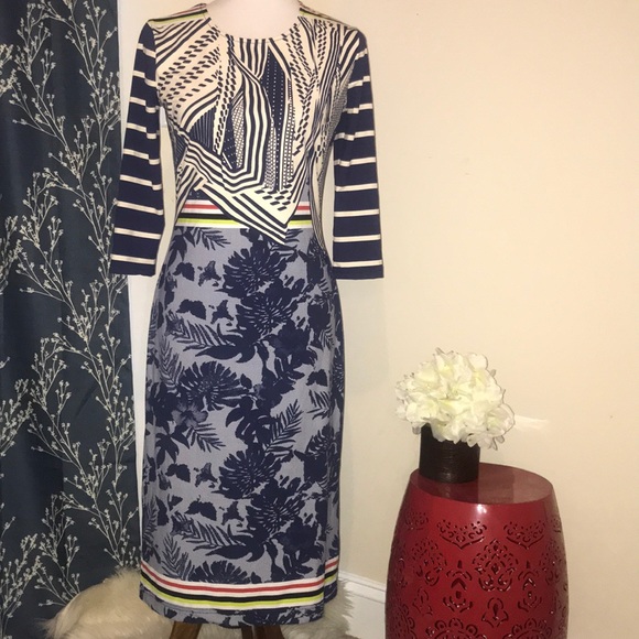 Preen by Thornton Bregazzi Dresses & Skirts - Preen by Thornton Bregazzi Mixed Pattern Sheath
